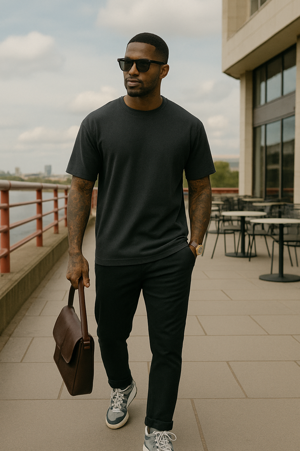 MIRAVO | Oversized Baumwoll-T-Shirt Set – 3er-Pack