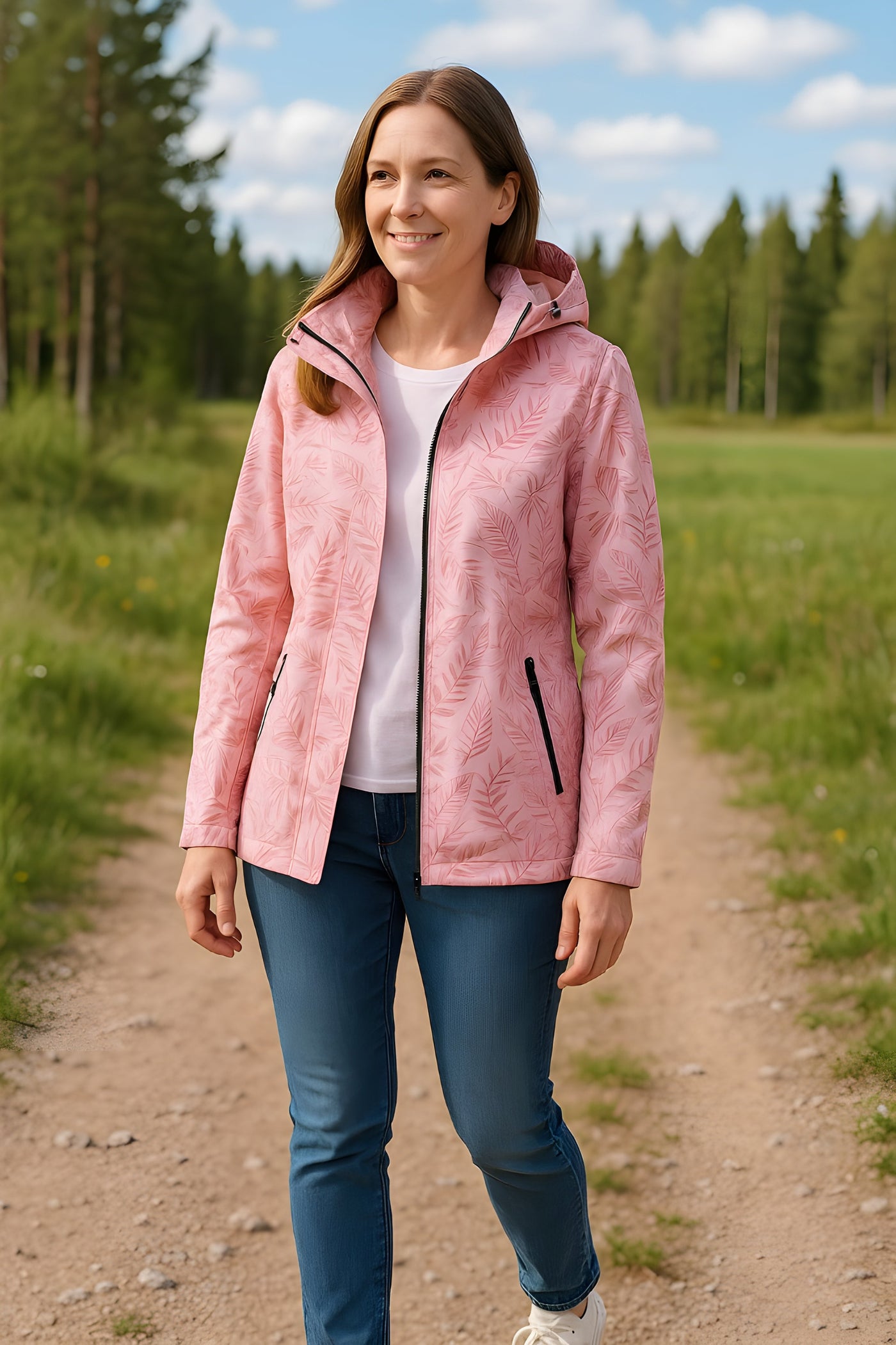 Joana – Winddichte Bedruckte Jacke