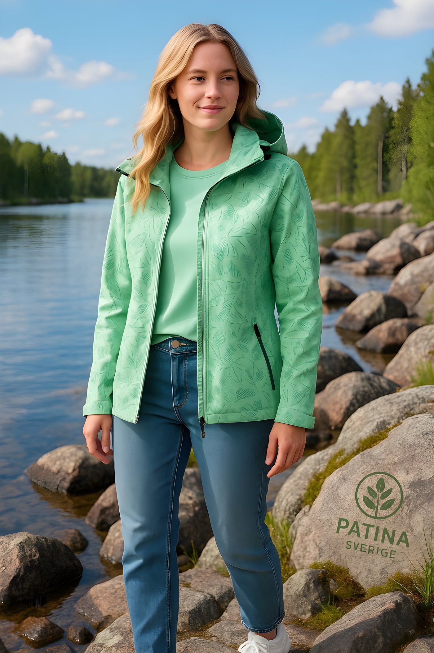 Joana – Winddichte Bedruckte Jacke