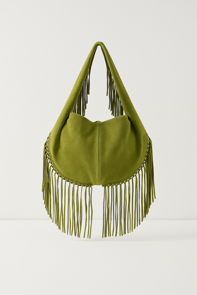 Strohtasche Strand Shopper – Große Vegane Leder Tasche mit Quasten