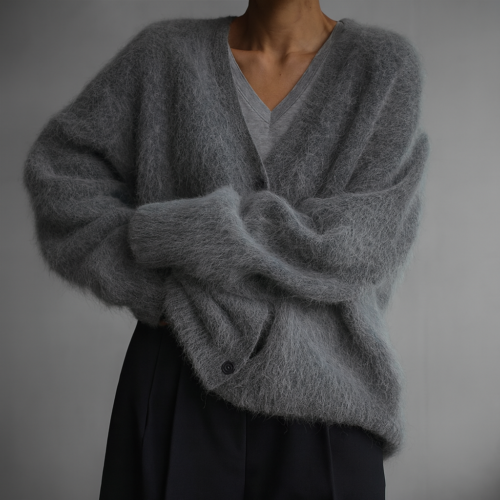 Cardigan mit Knöpfen – Sanfte Eleganz mit entspannter Raffinesse