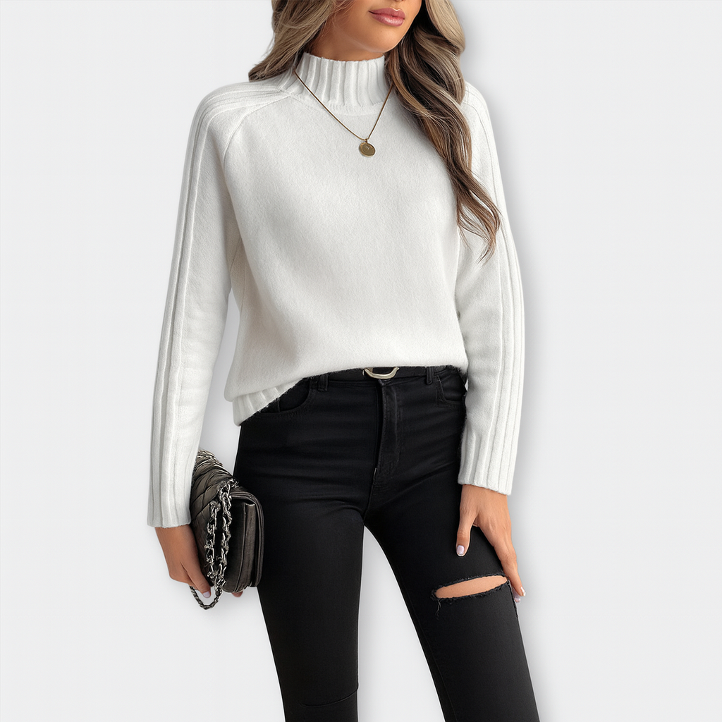 Hochkragen Pullover – Müheloser Stil mit moderner Leichtigkeit
