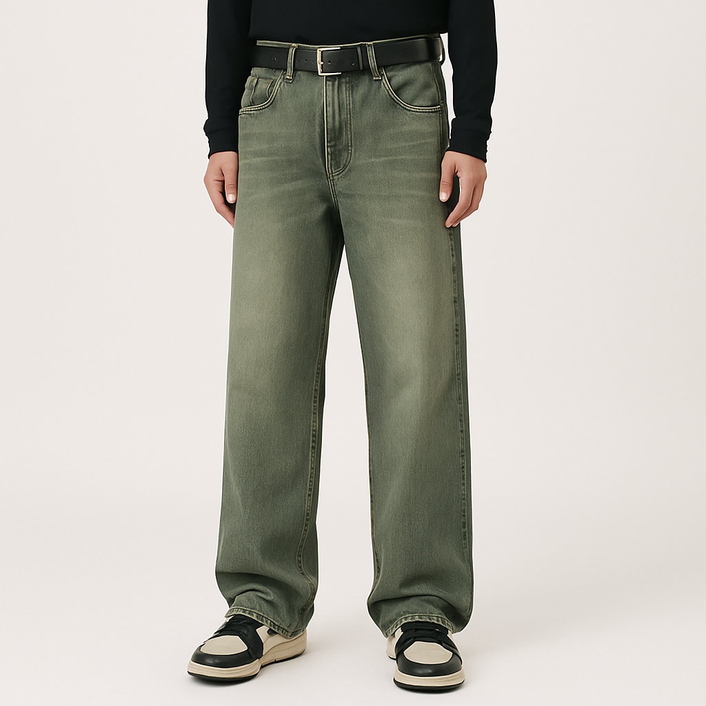 4Legend – Herren Flare Jeans – Lässiger Streetstyle, Taschen, reifer Look