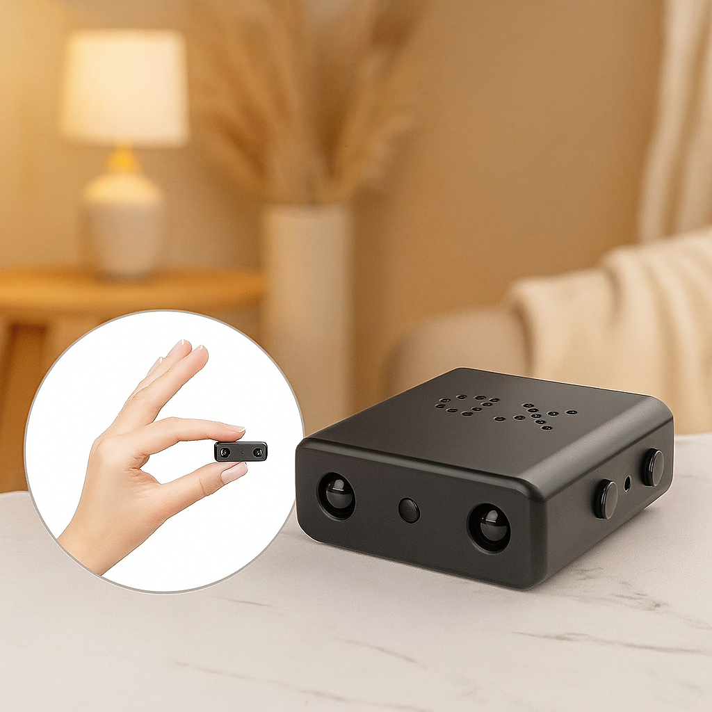 Ultrakompakte Full-HD-Minikamera – Bewegungserkennung, Nachtsicht und Loop-Aufnahme