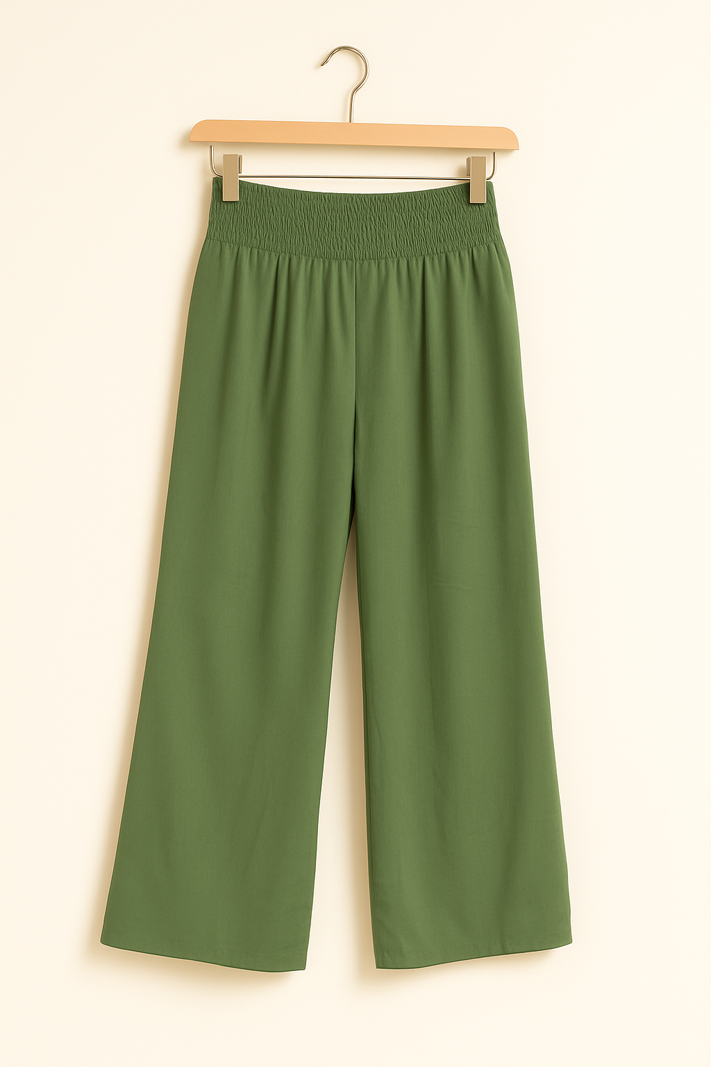 Weite Hose mit elastischem Bund