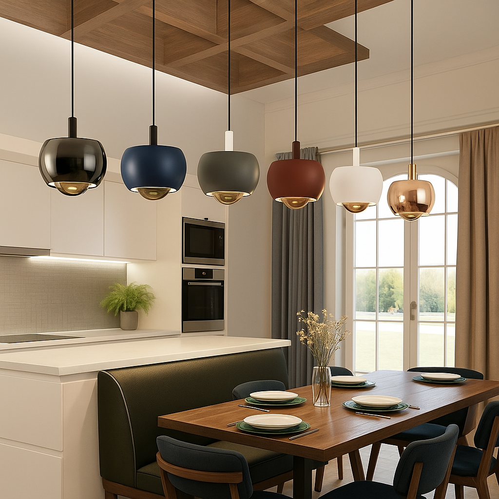 HaloForm – Minimalistische Pendelleuchte mit LED-Licht und elegantem kreisförmigem Design