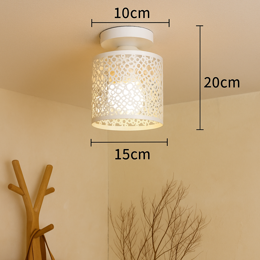 IronGlow – Industrielle Loftlampe mit offenem Rahmen im Vintage-Stil