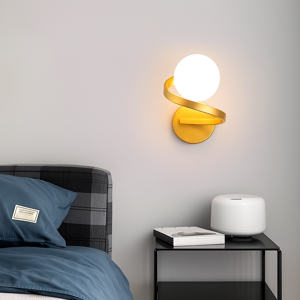 LumiSpire – Spirale LED-Wandleuchte mit modernem Design