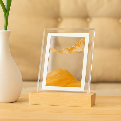 SereniGlow – Hypnotische Sandkunst-Lampe mit beruhigendem LED-Licht