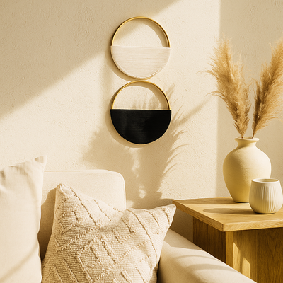 Willowloop – Circulares Makrame-Wandsdekor mit symmetrischem Design