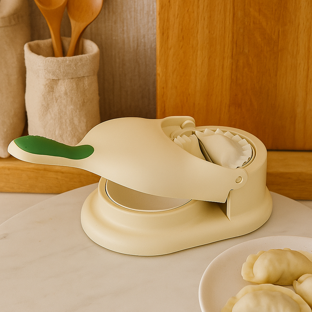 DoughMaster – 2-in-1 Teigtaschen-Set für schnelle und perfekte hausgemachte Teigtaschen