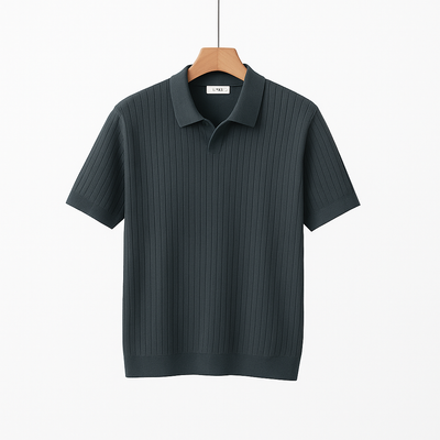 Lucas Strick Poloshirt Herren Kurzarm
