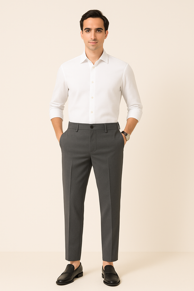 Jordan Anzughose mit Bügelfalte