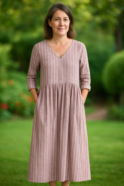 Gregoria – Lässiges Gestreiftes Kleid