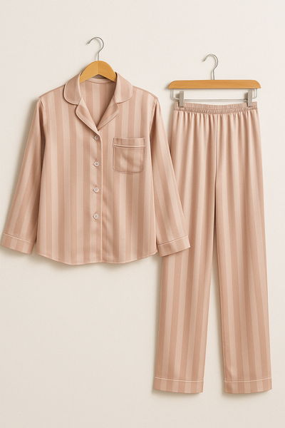 Christabel Gestreiftes Pyjama-Set