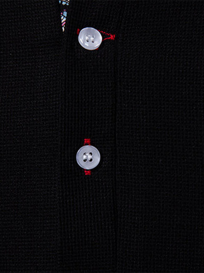 Claude - Paisley Farbschnitt Kurzarm Polo