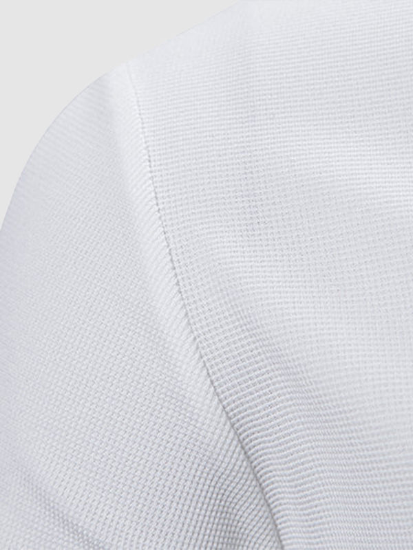 Claude - Paisley Farbschnitt Kurzarm Polo