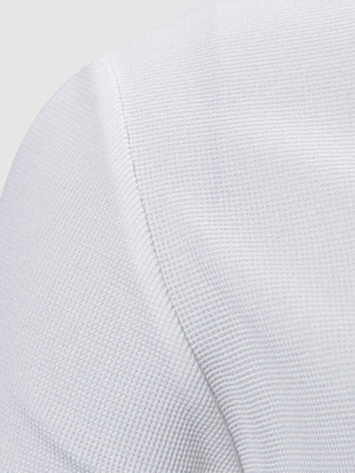 Claude - Paisley Farbschnitt Kurzarm Polo