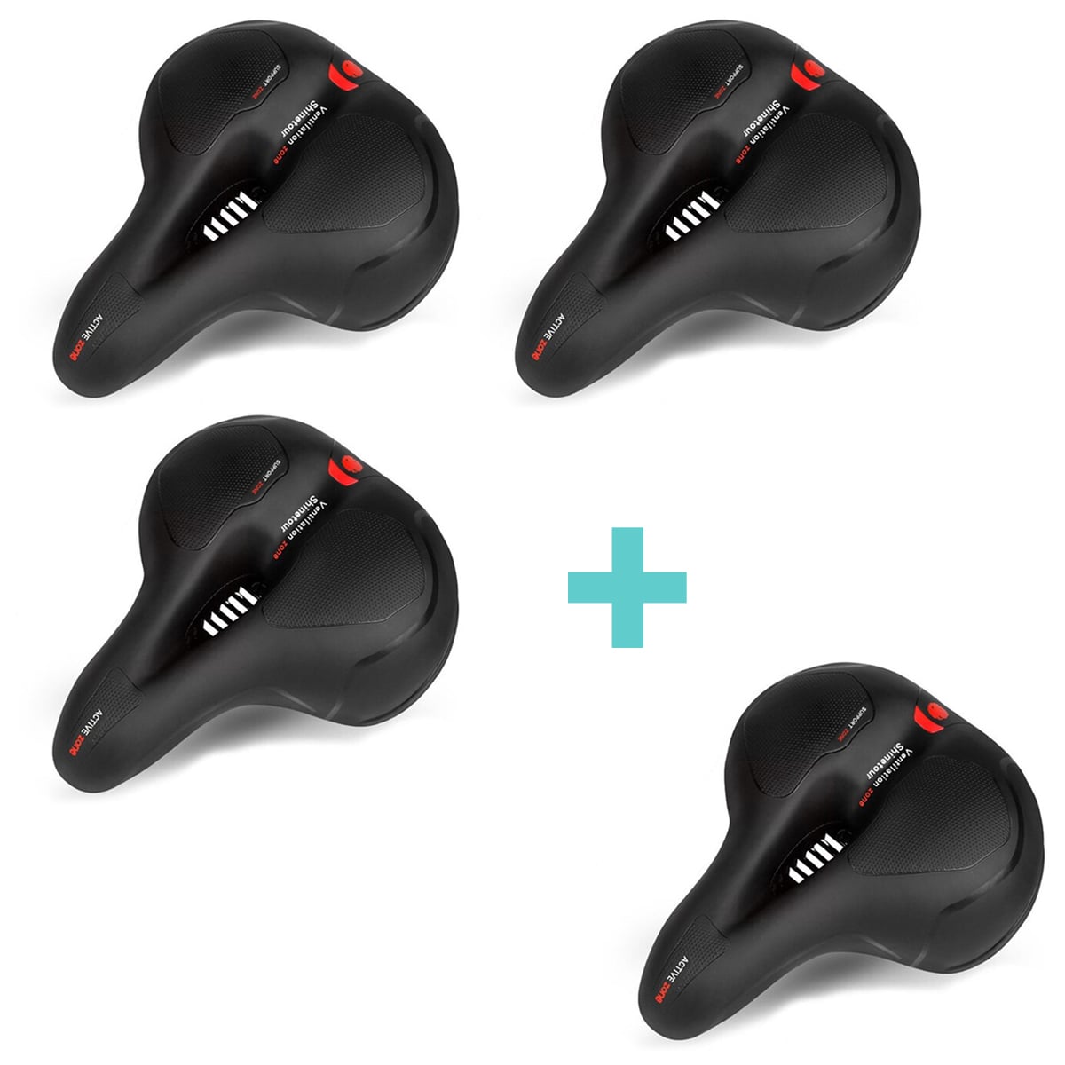 ComfortRide™ Fahrradsattel gegen Rücken- und Gesäßschmerzen