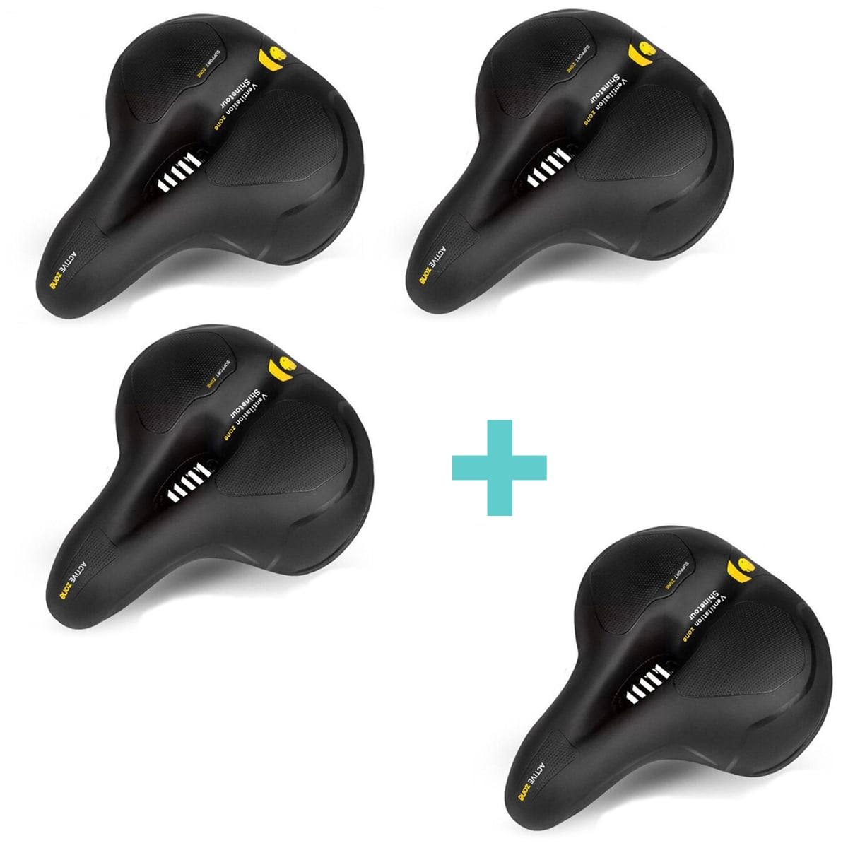 ComfortRide™ Fahrradsattel gegen Rücken- und Gesäßschmerzen