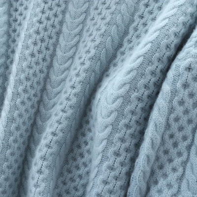 Damen Rollkragenpullover mit Zopfmuster