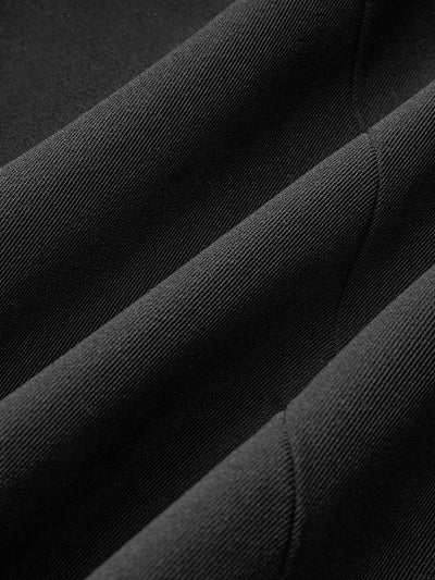 Damen Blazer Mantel Woven Fabric Elegant Mit Taschen