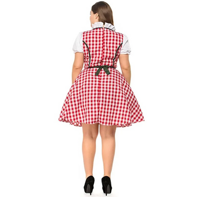 Damen Festliches Kleid mit Verspieltem Schleifenverschluss und Eleganter Stickerei