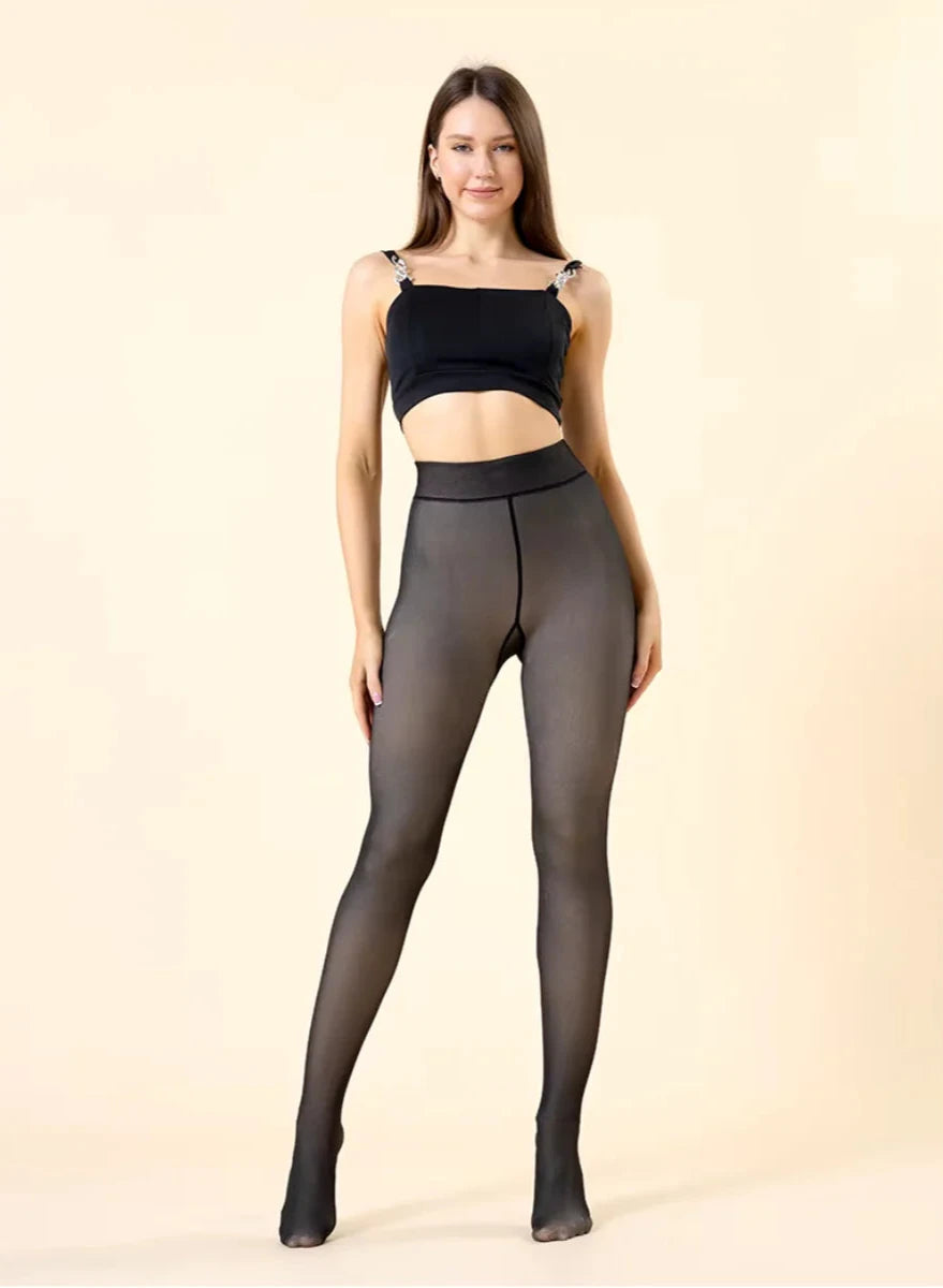 Damen Fleece Panty Slim Fit für Optimalen Komfort und Wärme