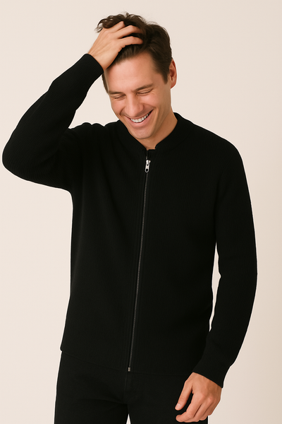 Daniel Strickjacke mit Reißverschluss