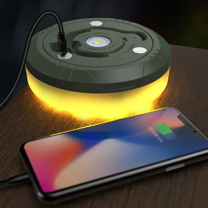 Aufrollbare Lichterkete - LED-Campinglichterkette