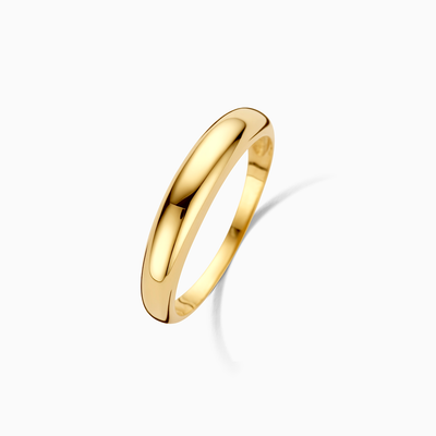 Gold Midi Dome Ring