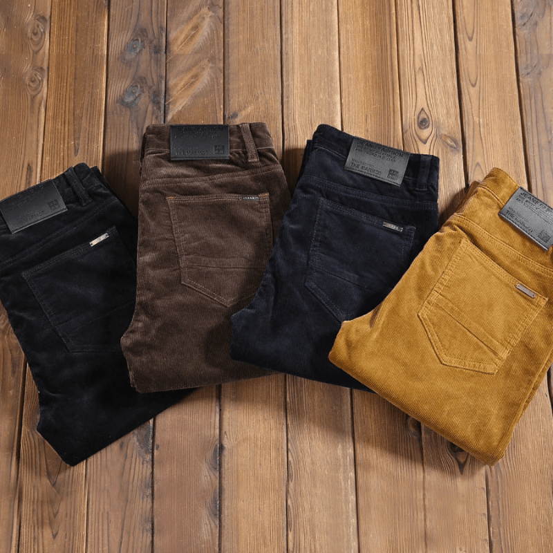 Bequeme Hosen für Herren - Elastische Corduroy Hose