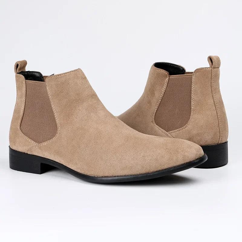 Elegante Chelsea Boots Beige für Stilbewusste