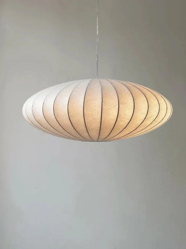 Elegante Pendelleuchte mit Seidenschirmen und Kristallakzenten – Hängelampe für Esstisch und Wohnzimmer, 30/40/50 cm