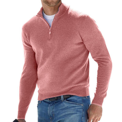 Eleganter Pullover mit Halbreißverschluss für Stilbewusste