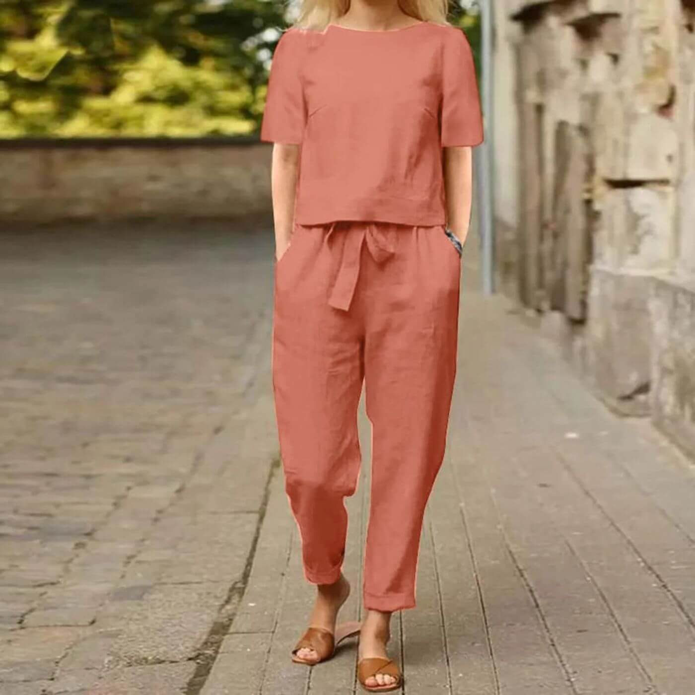 Elena™ – Zweiteiliges Set mit Oberteil und Hose