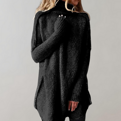 Gerda | Bequemer langer Pullover