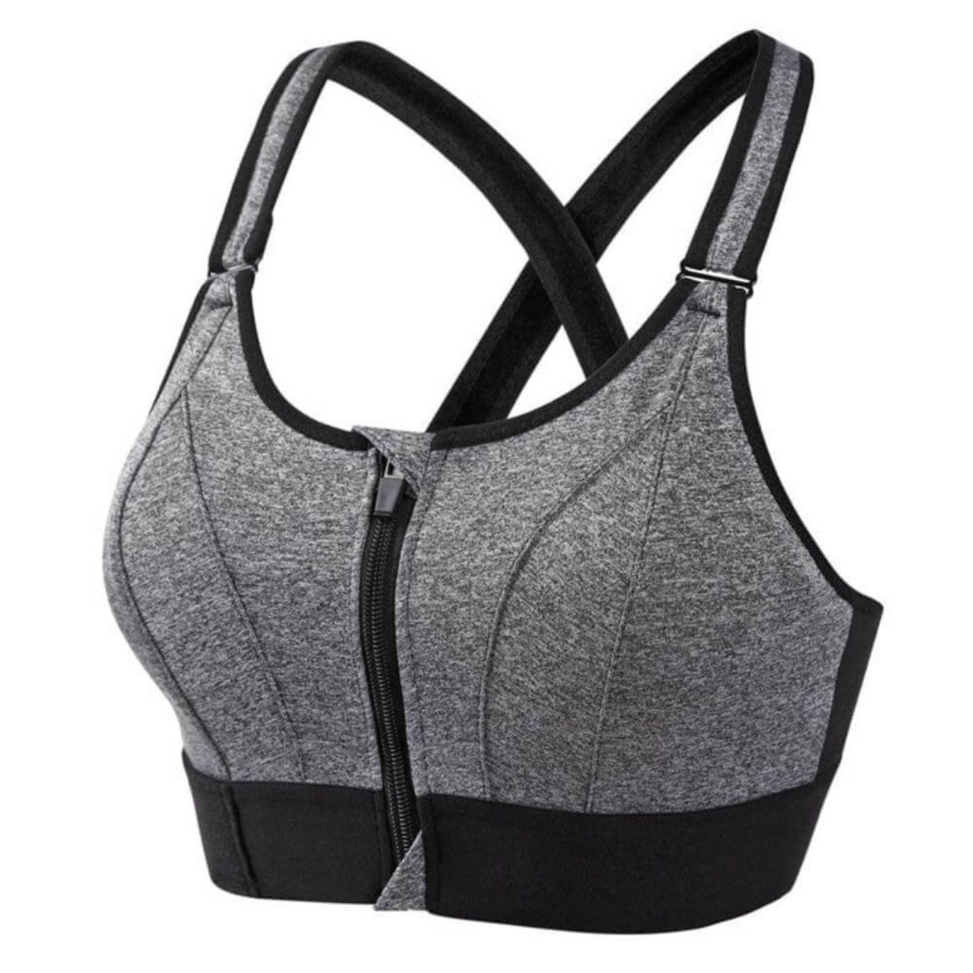 FlexiBra™ – Sport-BH mit Frontreißverschluss und Push-Up-Effekt