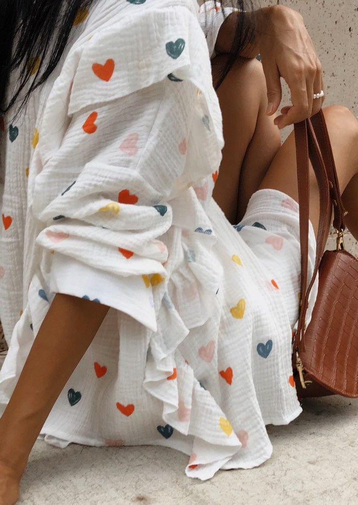 Amira | Herz-Print Zweiteiler-Set – Perfekt für entspannte Sommertage