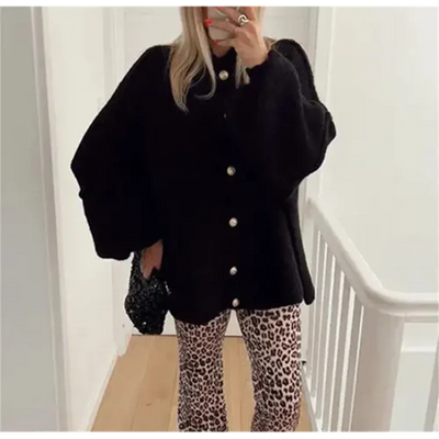 Sally Übergröße Strickjacke