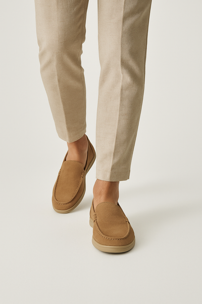 Fridolin Wildleder Slipper Loafer