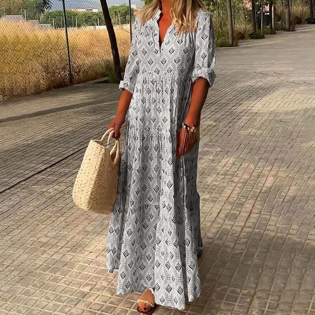 Bequemes Boho Maxikleid