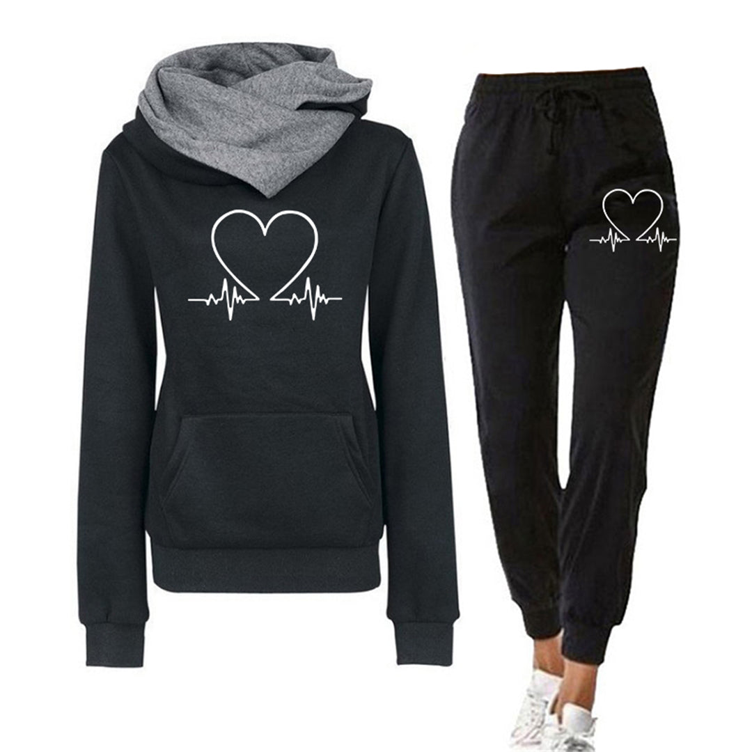 HEARTBEAT - Elegantes Damen-Jogging-Set mit bequemer Hose