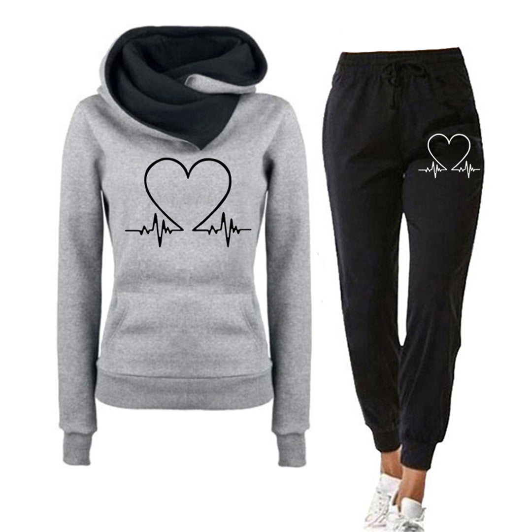 HEARTBEAT - Elegantes Damen-Jogging-Set mit bequemer Hose