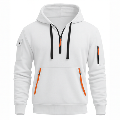 Halfzip Hoodie für Herren – entspannter und stylischer Freizeitpullover