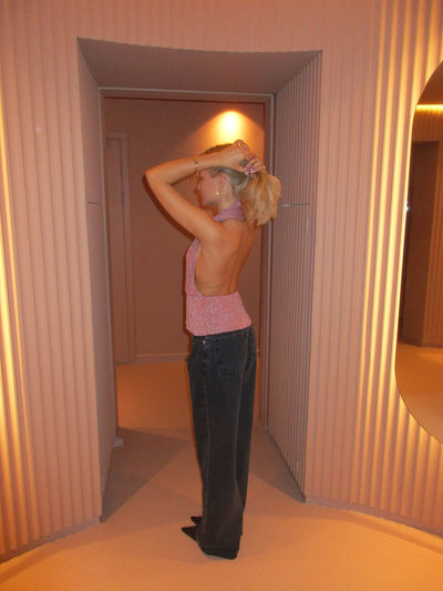 Damen-Trägertop Glänzendes Wildleder - Schick und Partytauglich