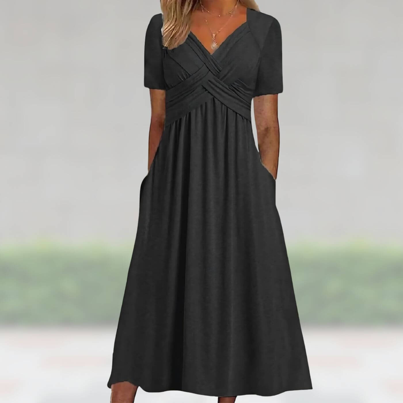 Hannah™ - Bequemes Weites Maxikleid