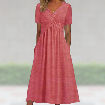 Hannah™ - Bequemes Weites Maxikleid