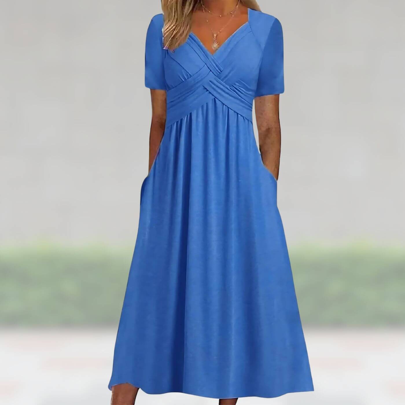 Hannah™ - Bequemes Weites Maxikleid