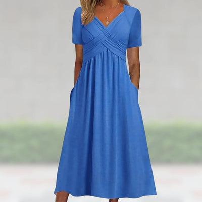 Hannah™ - Bequemes Weites Maxikleid